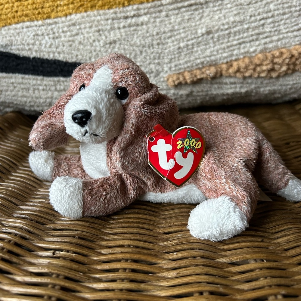 2/$20❤️- TOY | Ty Beanie Baby Sniffer the dog 2000